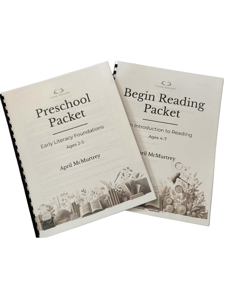 Preschool & Begin Reading Bundle (Age 2-7)