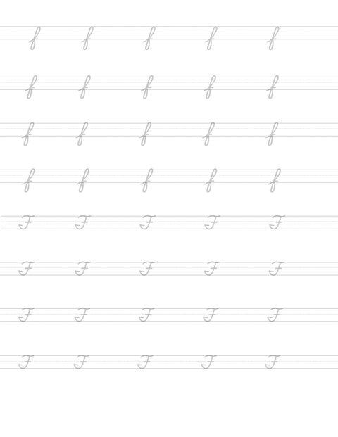 Handwriting Help - CURSIVE