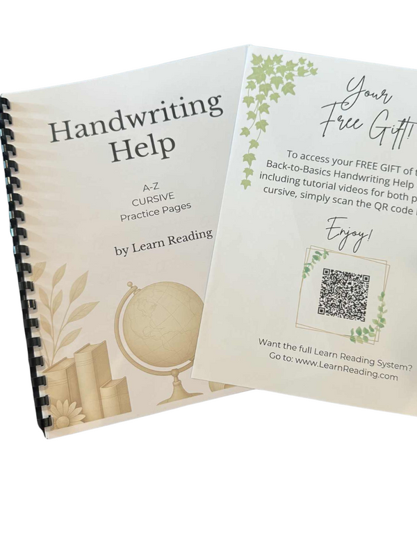 Handwriting Help - CURSIVE