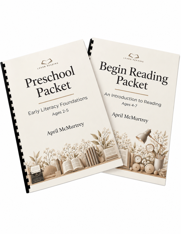 Preschool & Begin Reading Bundle (Age 2-7)
