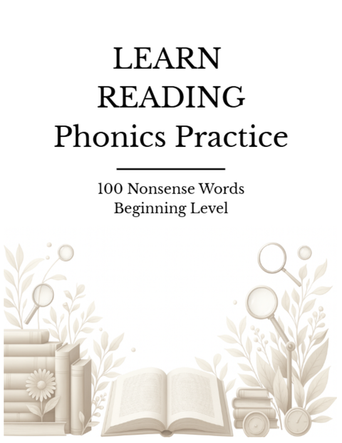 Beginning Phonics Packet