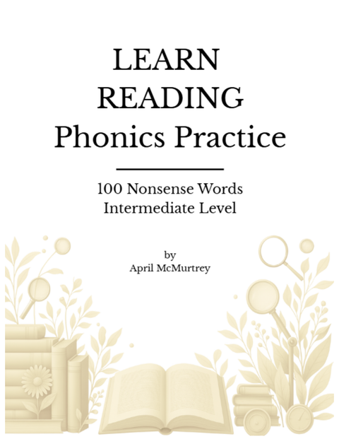 Intermediate Phonics Packet