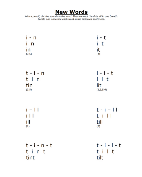 Learn Reading Workbook 1 + Tips for Struggling Readers