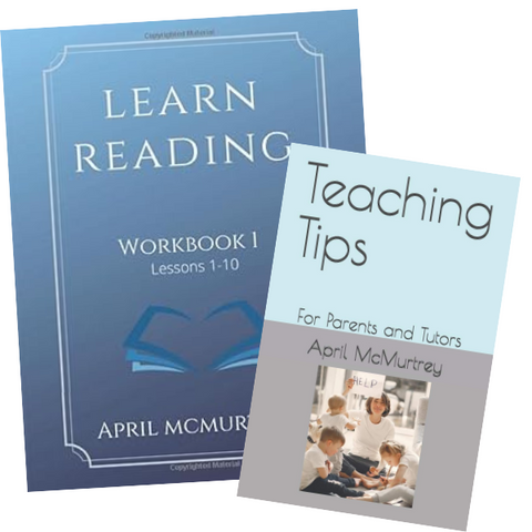 Learn Reading Workbook 1 + Tips for Struggling Readers
